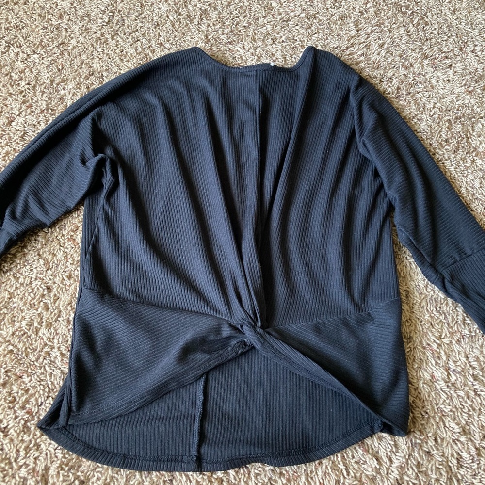 All back tied front Sweater